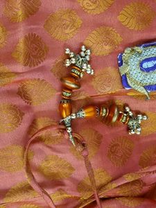 Orange And Ourple Bridal Lehenga( Alterable)