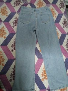 Adjustable Wide Leg Jeans
