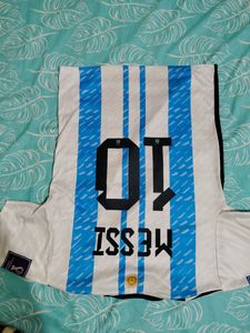 A Limited Piece Soccer Jersey With Messi No. 10