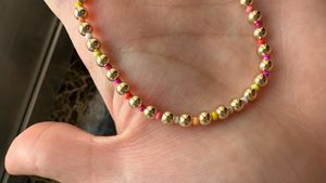 Gold Beaded Bracelet