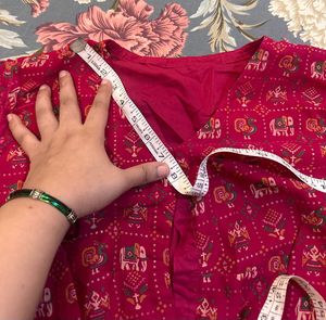 rose pink Printed Saree with blouse