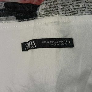 Zara Newspaper Corset Top