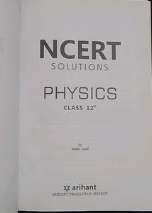 NCERT SOLUTIONS PHYSICS CLASS 12TH