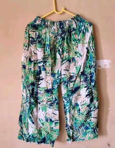 Tropical Print Pants