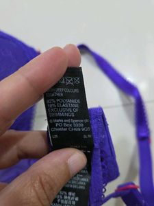 Purple Lace Bra