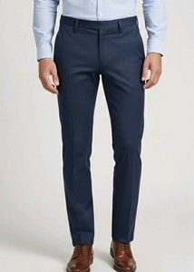 Men's Navy Blue Formal Trousers