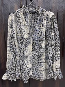 Zara Animal Print Blouse