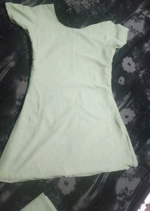 Elegant Green Embellished Dress