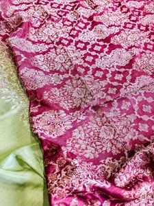 100% Pure Chiffon Silk Banarasi