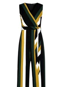 Multicolored Striped Jumpsuit