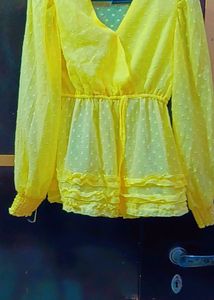 Preety Lime Green Top