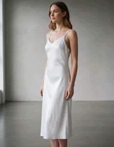 White Slip Dress