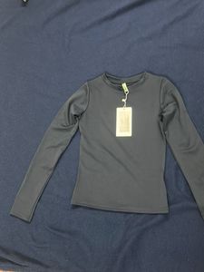 Navy Long Sleeve Top - New