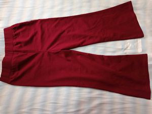 Women Regular Fit Maroon Pant