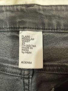 Black Flared Jeans