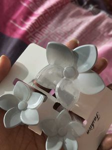 Flower Hair Clips - Set of 3