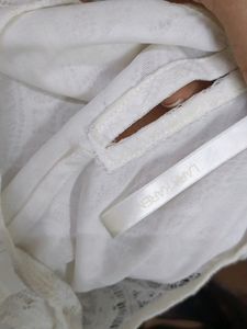 White Net Mini Dress