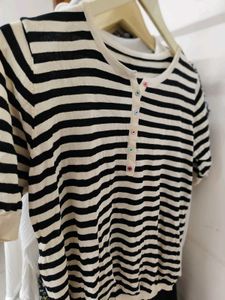 Striped Henley Top