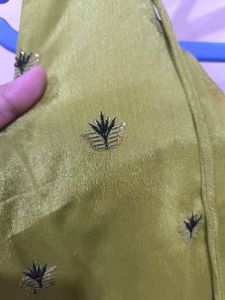 Green kamarbandh Anarkali