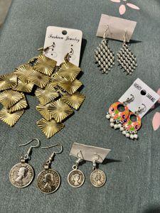 Combo Of 5 Earrings
