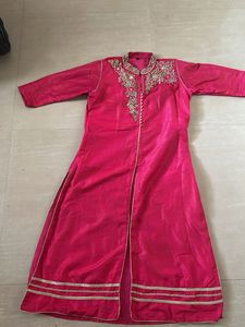 Pink Embellished Kurti