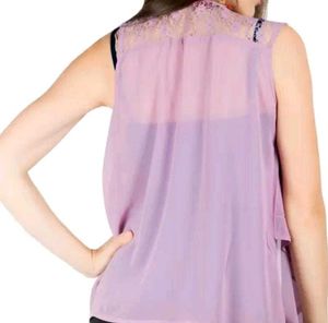 Flowy Lace Vest