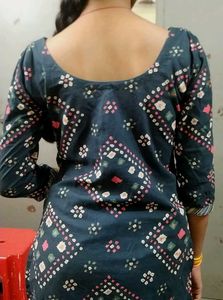 Bandhani Print Dress