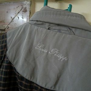 Gray Zip-Up Jacket