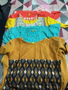 Colorful Women's Kurtas Set
