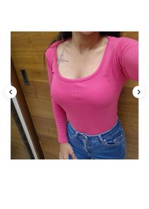 Pink Long Sleeve Bodysuit