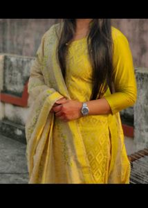 Elegant Yellow Salwar Suit