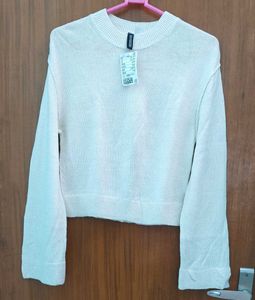 H&amp;M Off-White Sweater
