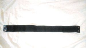 Black Elastic Rhinestone Belt