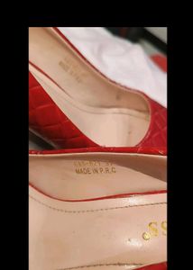 Red Leather Heels
