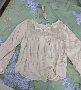 Cream Top From ONLY 🌸
