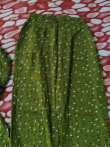 Mehandi Green  Kurta Set