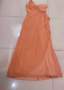 Peach Color Designer Dress
