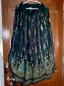 Boho Embroidered Skirt