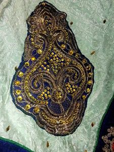 Elegant Embroidered Saree