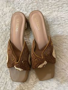 Price Drop Queens Beaded Sandals