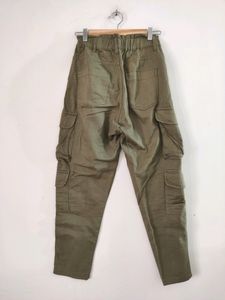 Zudio Olive Joggers Pant ( Women)