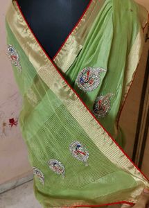 marvadi style daimond work saree available 😍