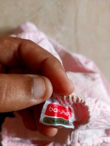 Cute Pink Baby Dress with Bow