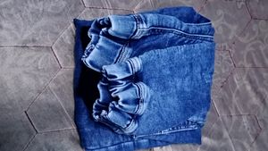 Sky Blue Jeans Joggers Pant