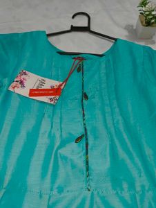 Set of 3 Kurtis - Teal, Olive, Coral - Size L