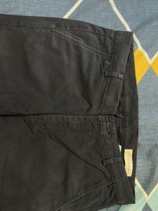 Zara navy blue cotton blend trouser(casual&amp;Formal)