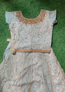 Crop Top Lahanga With Dupatta