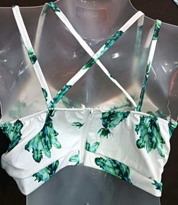 Floral Print 🖤Crop Top