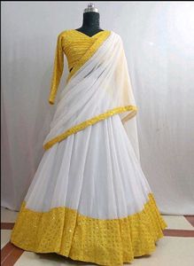 Haldi Lehnga Set