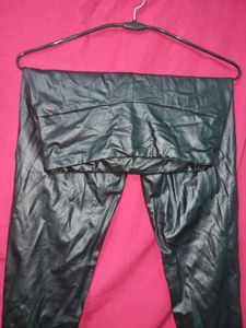 Leather Leggings For Girls Black